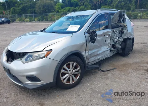2015 Nissan Rogue Sv z USA, uszkodzony, nr VIN KNMAT2MV8FP531007